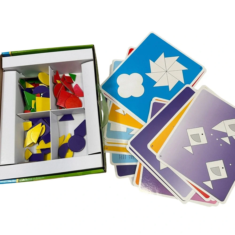 The Learning Journey Match It Shape Shuffle Educational Math Game 88 Pieces 3+